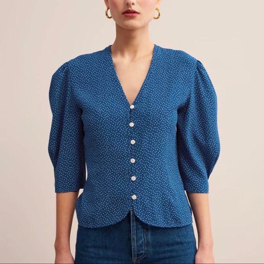 Rouje Dalida Blouse Sz EU 38/US 6!